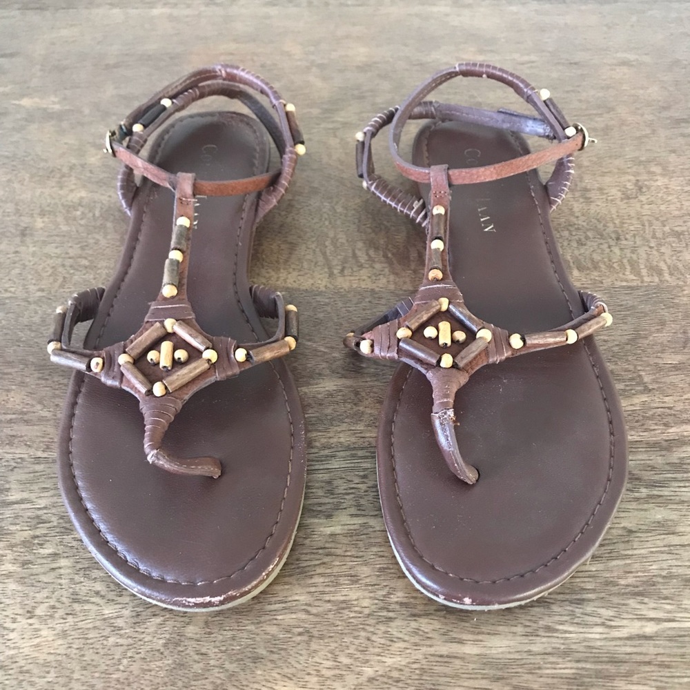 Cole Haan beaded sandals